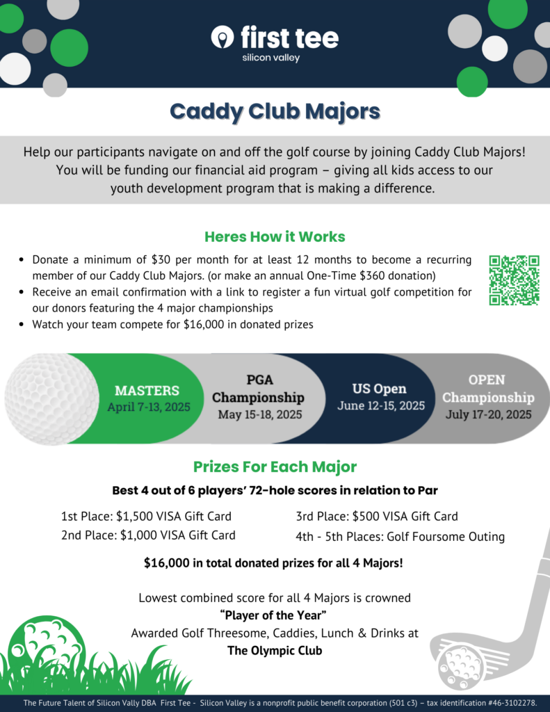 FTSV Caddy Club Majors Flyer