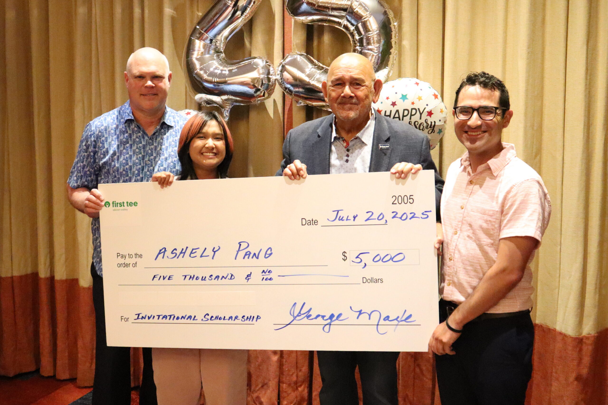 First Tee - Silicon Valley homepage - Ashley Page JT Award